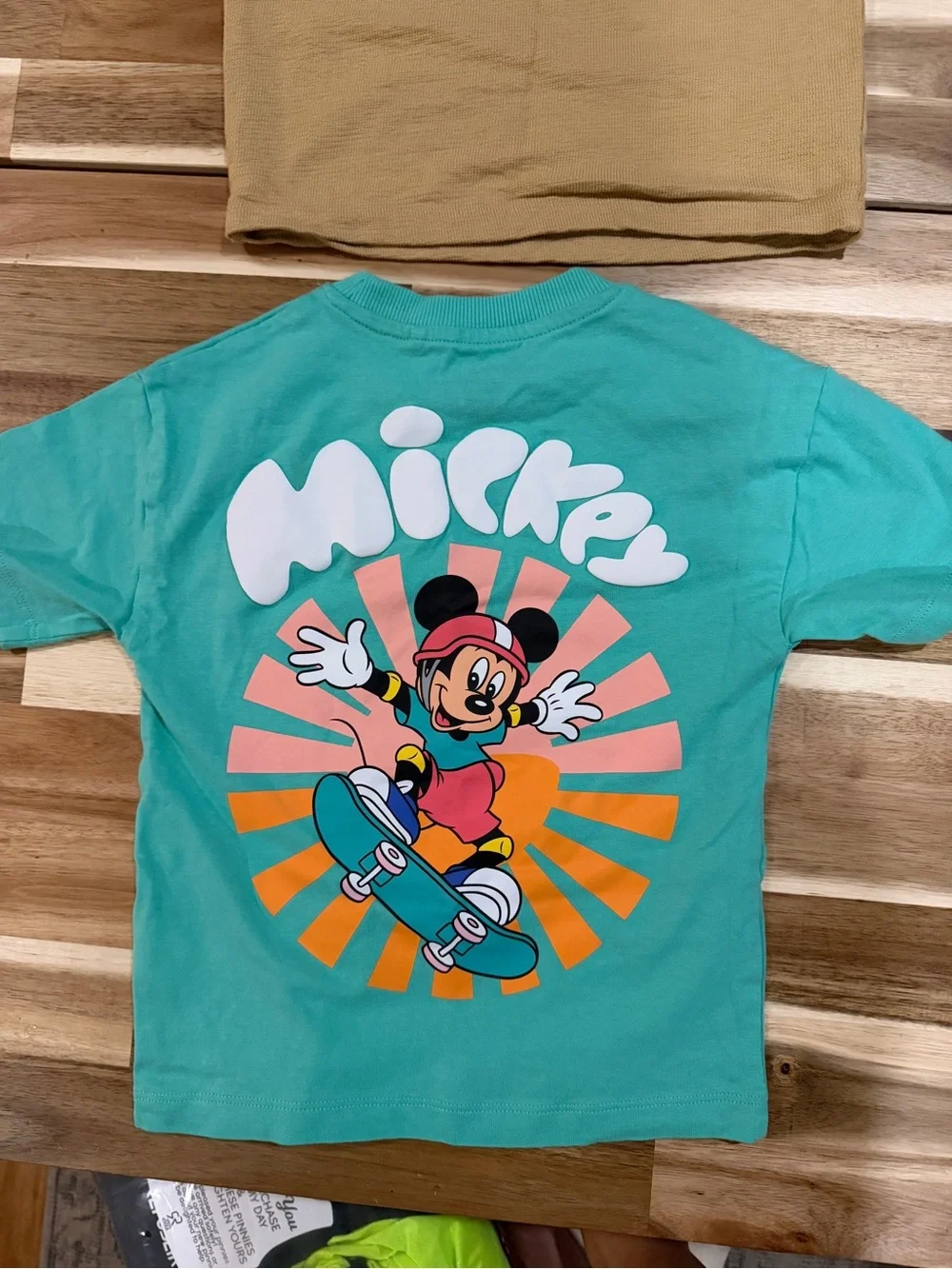 2x Disney Mickey Mouse Kids' 100% Cotton Tees size 1.5-2 years